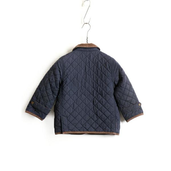 キッズ 100cm 程□ POLO ポロ ラルフローレン 襟 コーデュロイ 中綿  