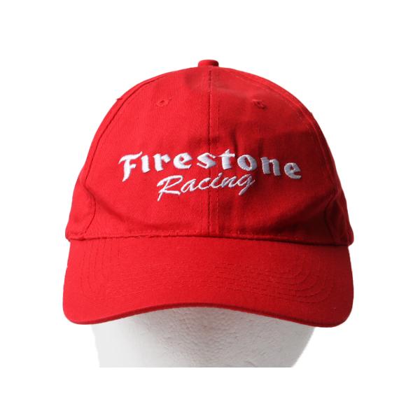 デッドストック ■ ファイアストン レーシング ベースボール キャップ フリーサイズ 新品 帽子 企業物 ブリジストン オフィシャル ナスカー｜tzdfb97470｜02