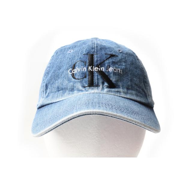 ビンテージ加工 90s オールド □ CALVIN KLEIN CK ロゴ 刺繍 デニム