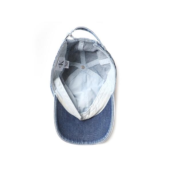 ビンテージ加工 90s オールド □ CALVIN KLEIN CK ロゴ 刺繍 デニム