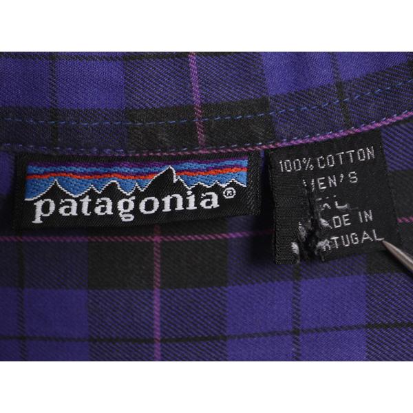 90s パタゴニア チェック 長袖 シャツ メンズ XL 古着 90年代 オールド 旧タグ Patagonia アウトドア 大きいサイズ コットン マルチカラー｜tzdfb97470｜07