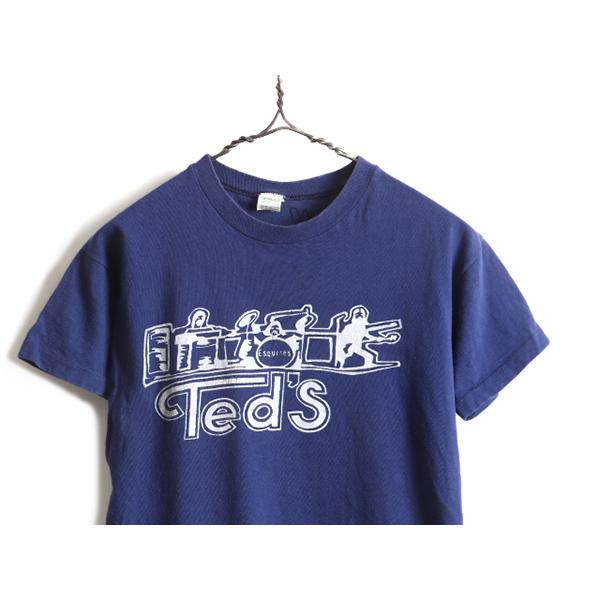 60s 70s USA製 ビンテージ ■ スプルース プリント 半袖 Tシャツ ( M メンズ レディース XS 程) 古着 Spruce 半袖Tシャツ バンドT ロックT｜tzdfb97470｜02