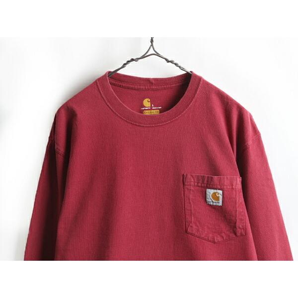 □ カーハート CARHARTT ポケット付き 長袖 Tシャツ ( 男性 メンズ L
