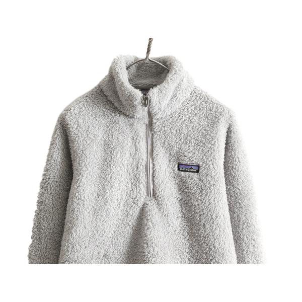 18年製 パタゴニア ロスガトス ハーフジップ レディース L 古着 Patagonia アウトドア フリース ジャケット プルオーバー 毛長 パイル ボア｜tzdfb97470｜02