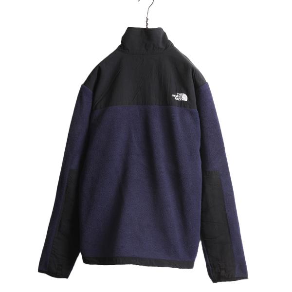 ノースフェイス デナリ ジャケット メンズ M /  The North Face DENALI アウトドア フリース ナイロン ブルゾン ジャンパー 2トーン 黒 紺｜tzdfb97470｜07