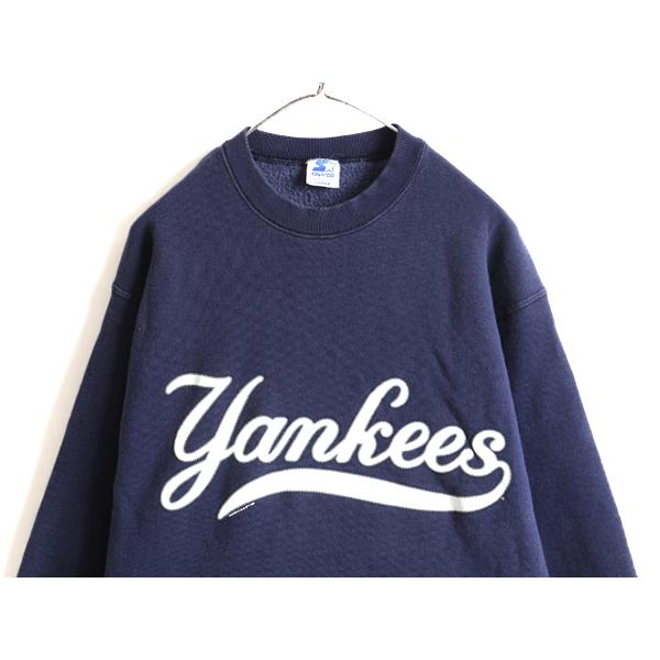 90s USA製 □ MLB オフィシャル スターター NY ヤンキース スウェット