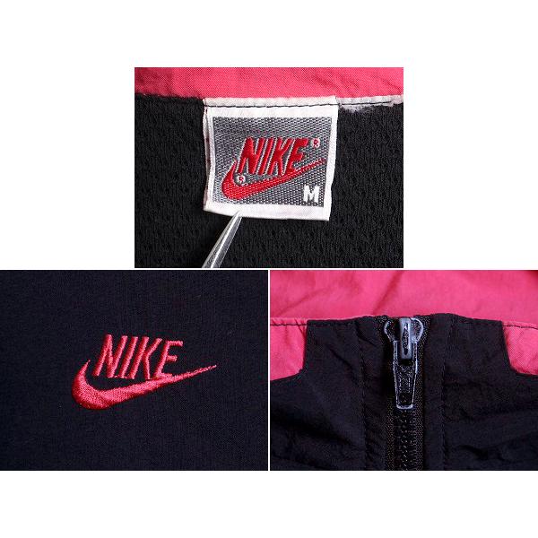 90s 初期 銀タグ □ NIKE ナイキ フルジップ トリコカラー 切替