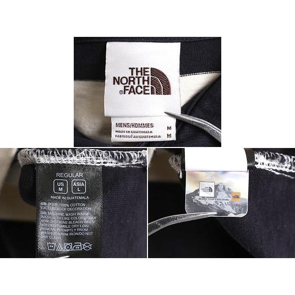 ノースフェイス ボーダー 長袖 ラガーシャツ メンズ M / The North Face 長袖シャツ ヘビーウェイト コットン ラグビー ポロシャツ ラガー｜tzdfb97470｜05