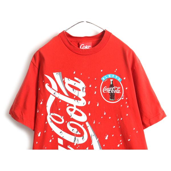 90s USA製  コカコーラ ALWAYS プリント 半袖 Tシャツ メンズ レディース L 古着 90年代 Coca Cola  半袖Tシャツ ロゴTシャツ 企業物 :s-myd10y22n13:Master Plan 通販 