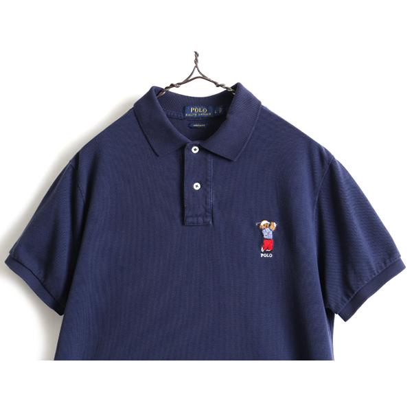 ポロベア □ POLO ポロ ラルフローレン 鹿の子 半袖 ポロシャツ
