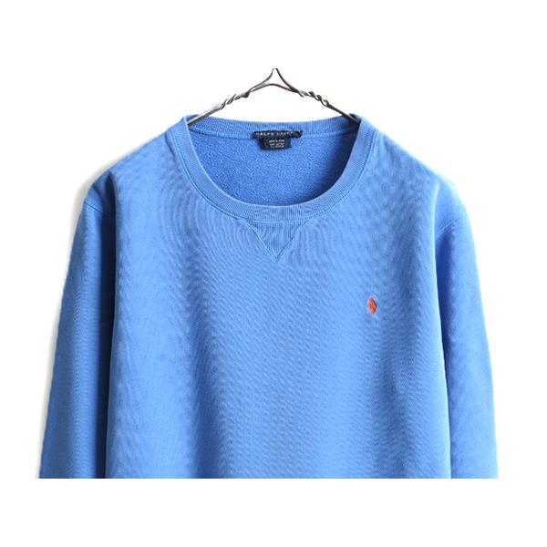 大きいサイズ XL □ ラルフローレン 前V スウェット トレーナー