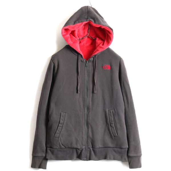 □ ノースフェイス フルジップ 毛長 フリース x スウェット