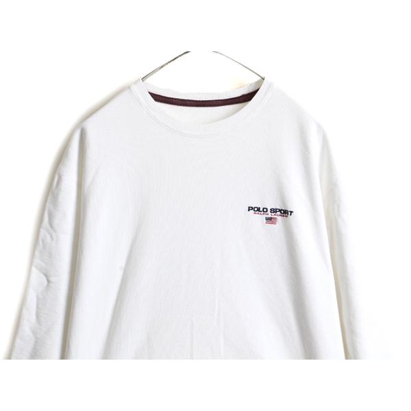 90s オールド □ POLO SPORT ラルフローレン スウェット トレーナー