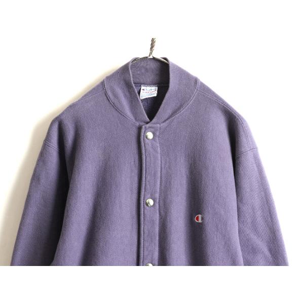 90s USA製 ☆ チャンピオン リバースウィーブ スウェット カーディガン