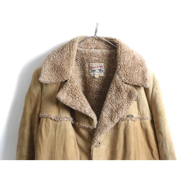 公式通販公式通販80s USA製 ☆ LEE STORM RIDER 本革 スエード レザー