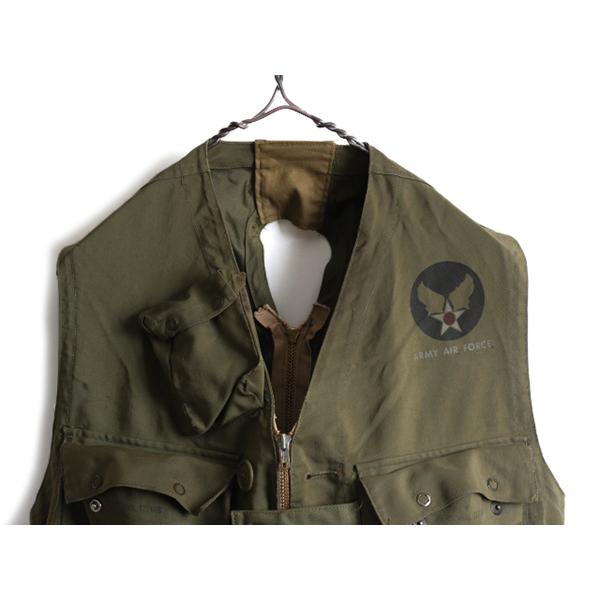 カスタム 40s ビンテージ ☆ 米軍実物 US ARMY AIR FORCE C-1 ベスト S