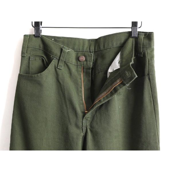 70s USA製 ☆ リーバイス 517 BIG E コットン フレア パンツ ( メンズ