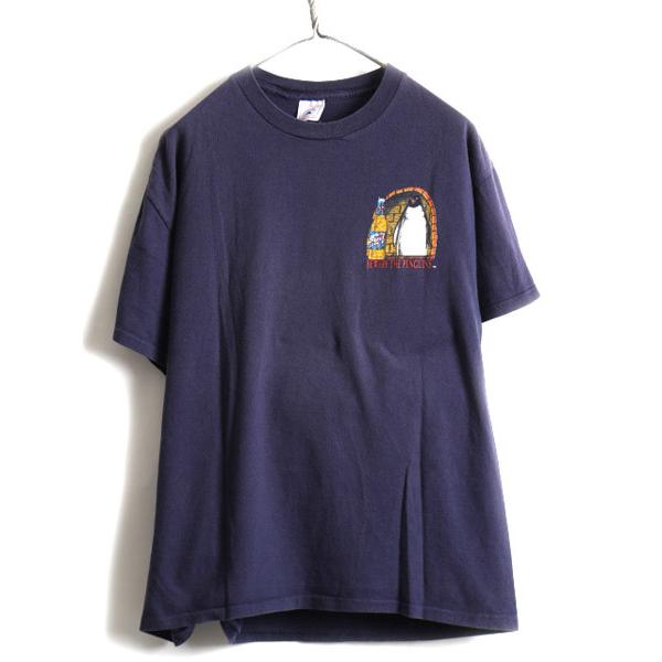 90s ☆ バドワイザー 企業 ロゴ 両面 プリント 半袖 Tシャツ ( メンズ