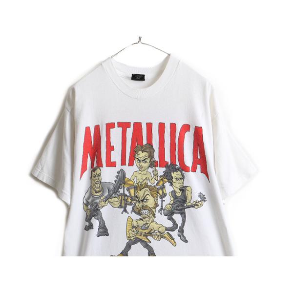 90s USA製 ☆ メタリカ 両面 プリント 半袖 Tシャツ ( メンズ XL