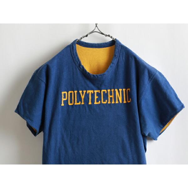 70s USA製 ☆ Champion チャンピオン プリント コットン 半袖