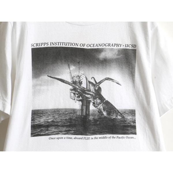 90s USA製 ☆ フォト アート プリント 半袖 Tシャツ ( メンズ M ) 古着