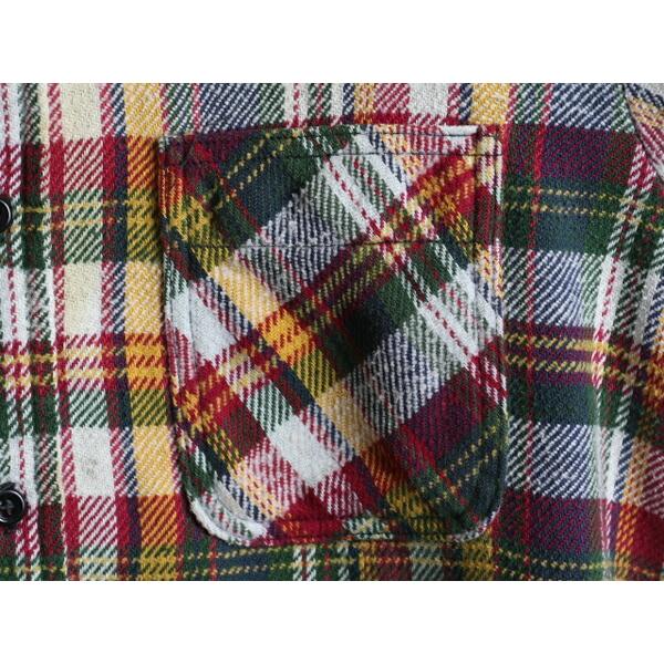 70's ☆Big Mac ビッグマック チェック 柄 ヘビー フランネル コットン