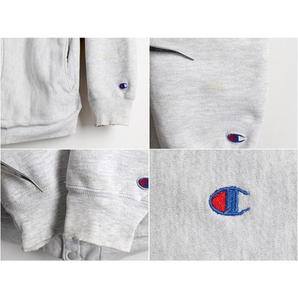 90's USA製 ☆ Champion チャンピオン リバースウィーブ スナップ