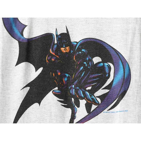 90s USA製 ★ バットマン 両面 プリント Tシャツ メンズ XS レディース S 程/ 90年代 オールド BATMAN オフィシャル GIANT ヒーロー 当時物｜tzdfb97470｜02