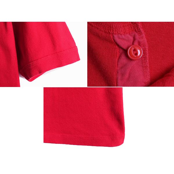 80s 90s USA製 ■ エルエルビーン ヘンリーネック 半袖 Tシャツ メンズ M / 80年代 90年代 LLBEAN オールド LLビーン ビンテージ 旧タグ 赤｜tzdfb97470｜03