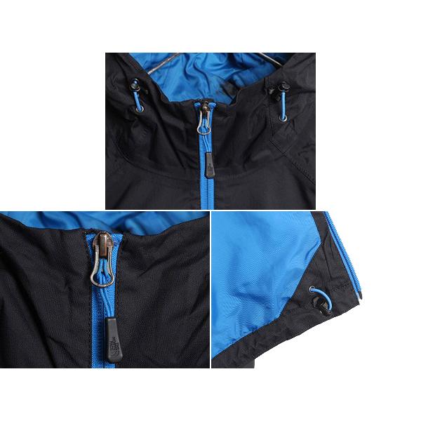 ノースフェイス HYVENT ナイロン マウンテン パーカー ジャケット メンズ XL 古着 The North Face アウトドア ジャンパー マンパ フード 黒｜tzdfb97470｜04