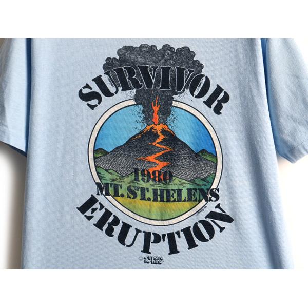 80s USA製 ビンテージ □ スーベニア プリント 半袖 Tシャツ ( メンズ