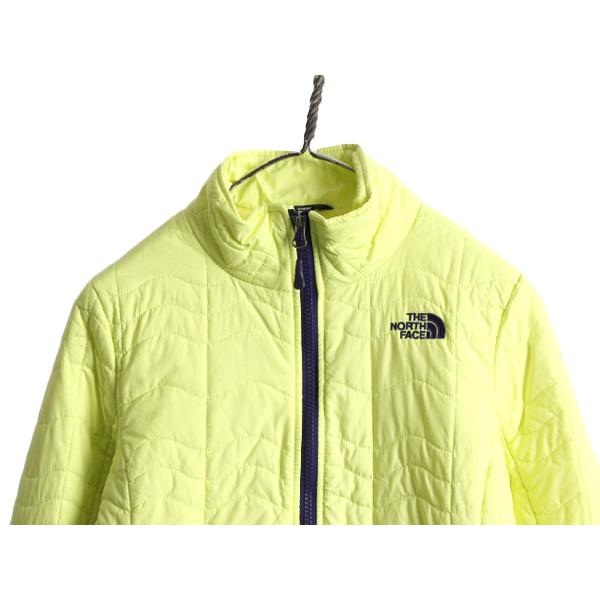 US企画 ノースフェイス 中綿 キルティング ナイロン ジャケット レディース S / 古着 The North Face ジャンパー フルジップ アウトドア 黄｜tzdfb97470｜02