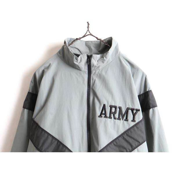 00s □ 01年製 米軍実物 US ARMY ナイロン トレーニング ジャケット 