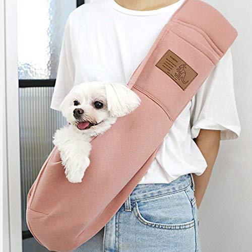 犬 スリング ネオプレン超軽量 ネオプレン超軽量 耐久性 コンパクト カラー ベージュ キャリーバッグ 抱っこ ペット用品 生き物 散歩 人気 ごきげんsun かわいい お出かけ 小型犬 A B08l3vmrkh 直販特注品 の