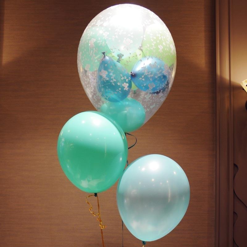 バルーン スパーク テーブル 結婚式 パーティー 二次会 お祝い トロピカルオーシャン　東京都心にデリバリー｜u-balloon