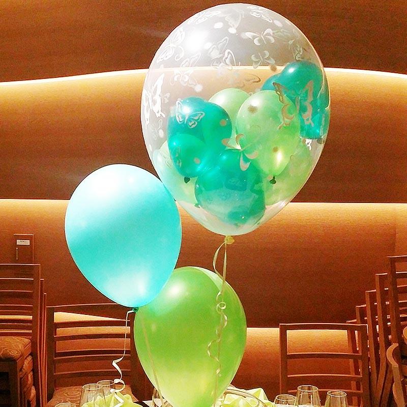 バルーン スパーク テーブル 結婚式 パーティー 二次会 お祝い グリーンフォレスト　東京都心にデリバリー｜u-balloon