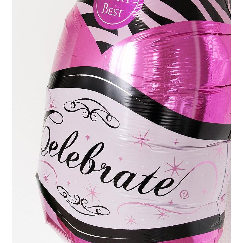 バルーン ギフト 出産 祝い 電報 風船 装飾 女の子用 シャンパン くま 出産祝いバルーン24｜u-balloon｜05