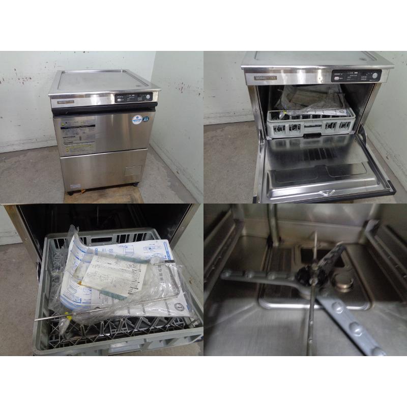 ※◆CD0101　業務用　食器洗浄機　ホシザキ　厨房用　中古　JWE-400TUA3　3相200V　W600×D600×H800mm