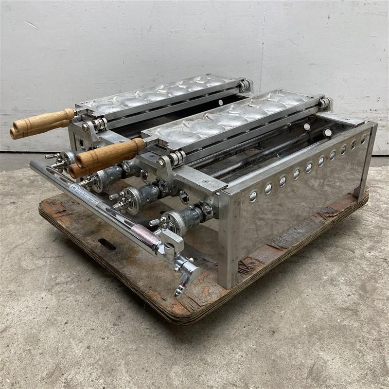 ☆FB2303 | 業務用 ミニたい焼き器 LPガス W540×D610×H195mm 中古 たい