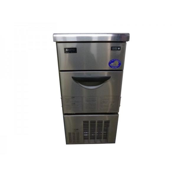 飲食、厨房用 GA2706|業務用 製氷機 サンヨー SIM-S28A W395×D450×