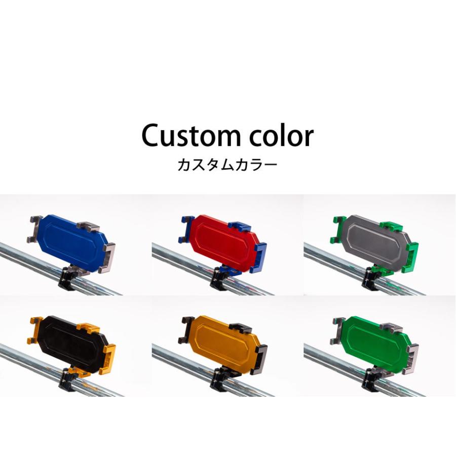 U-KANAYA（ユーカナヤ） アルミビレット スマホホルダー バイク用 携帯