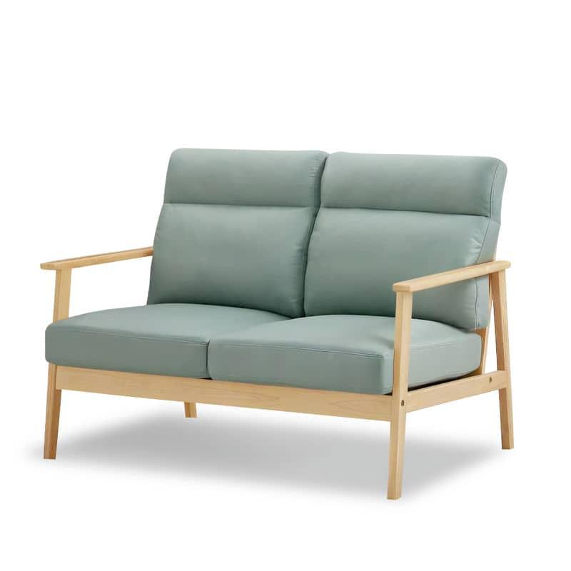 URBAN(家具、インテリア) 木肘ソファ レザーテクノロジー2人 URBAN(家具、インテリア) 木肘ソファ レザーテクノロジー2人