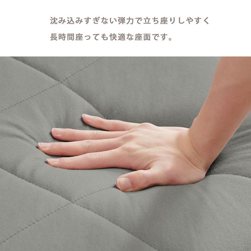 URBAN コンパクト ソファ 2人掛け グレー 幅123cm シンプル 省スペース