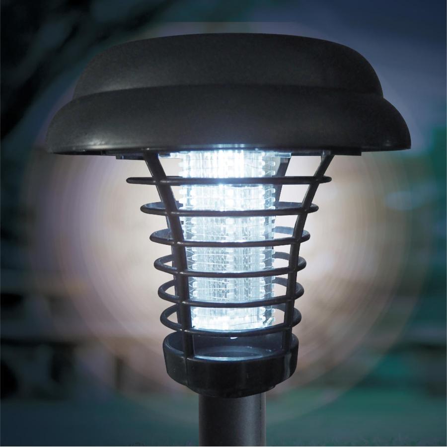 ガーデン殺虫ライト ソーラー充電 ガーデンライト 電撃殺虫灯 ブルーライト 誘引 屋外 庭 外灯 夜間 玄関 虫対策 送料無料- 60N◇ ガーデン殺虫ライトAXL |  | 08