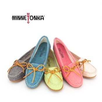 (SALE 40%OFF)MINNETONKA ミネトンカ レディース キャンバスモック モカシン(231/239/235/230/236)(SS)(返品交換不可)｜u-oak