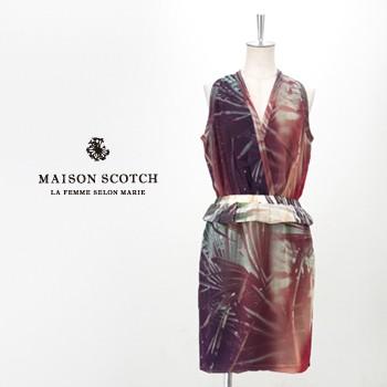 お1人様1点限り Sale ホルターネックドレス Sl780 41 Ss 返品交換不可 ボタニカルプリント レディース メゾンスコッチ Scotch 50 Off Maison ワンピース サイズ 1 S サイズ Demolition Training