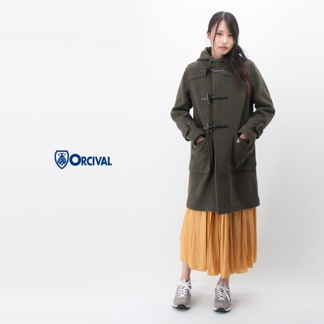 orcival オーシバル　パイルカットヘリンボーンダッフルコート ORCIVAL オーシバル レディース PILE CUT HERRINGBONE ダッフル