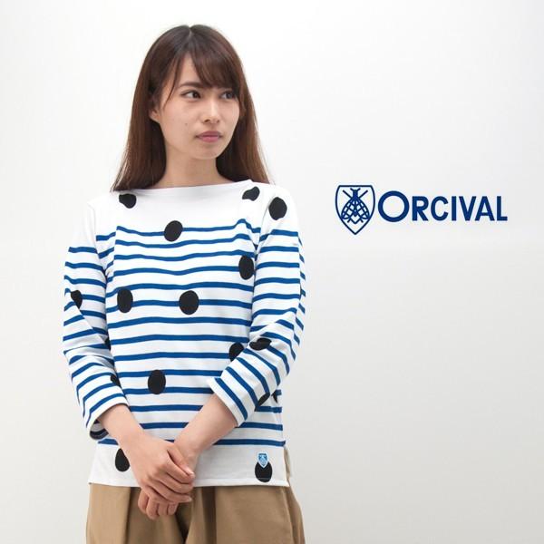 ORCIVAL オーシバル レディース ラッセル ボーダードット カットソー(6803)(BASIC) :19471:ユナイテッドオーク