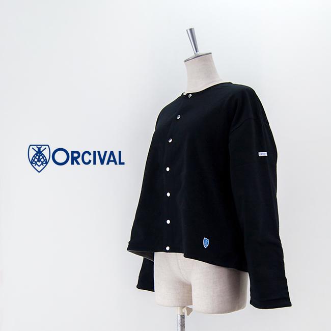 ORCIVAL オーシバル レディース 裏フリース クルーネックカーディガン(OR-C0273BDJ)(2023FW)｜u-oak｜04