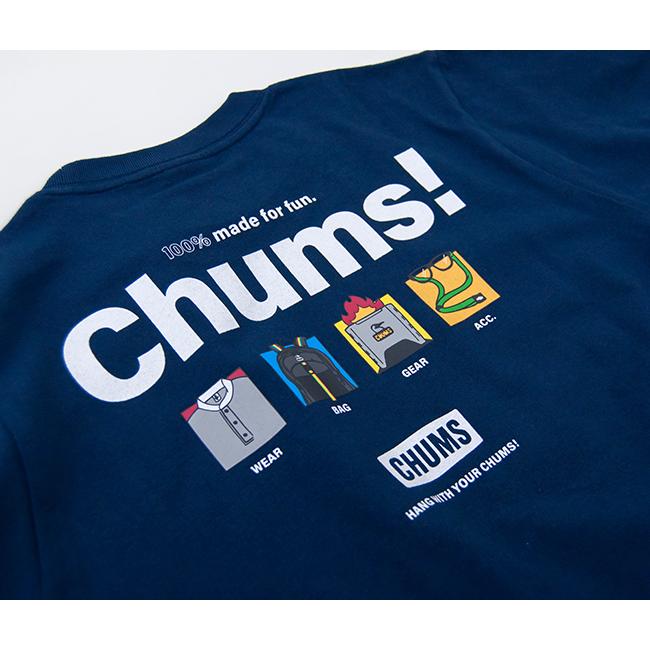 CHUMS チャムス レディース アンチバグ100パーセントメイドフォーファンTシャツ(CH11-2380)(2024SS)｜u-oak｜14